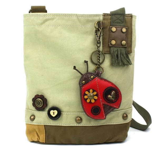 Crossbodies |  Patch Crossbody – Ladybug Crossbodies Brown