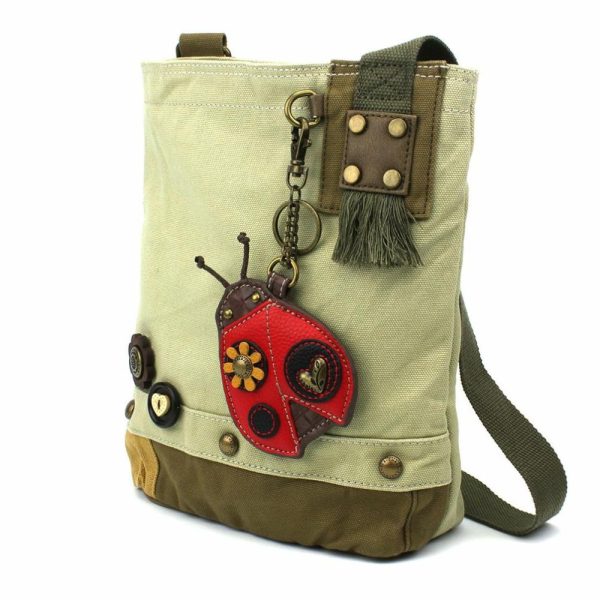 Crossbodies |  Patch Crossbody – Ladybug Crossbodies Brown