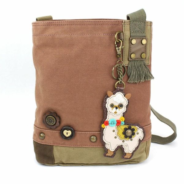 Crossbodies |  Patch Crossbody – Llama Crossbodies Brown