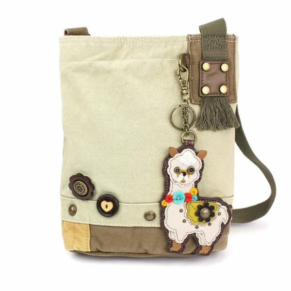 Crossbodies |  Patch Crossbody – Llama Crossbodies Brown