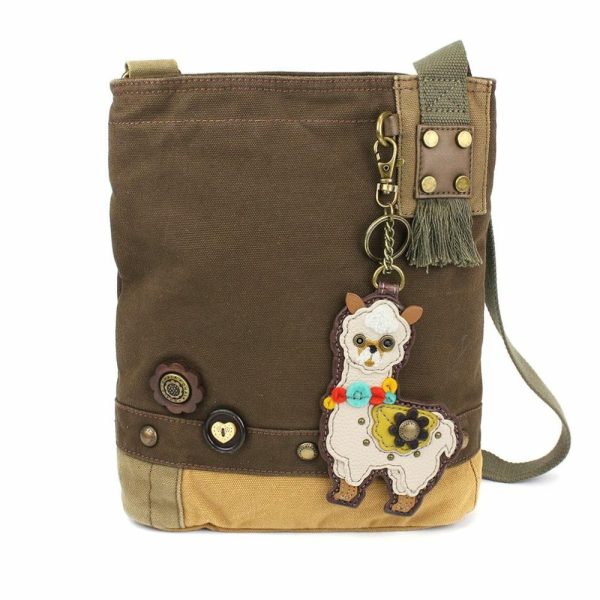 Crossbodies |  Patch Crossbody – Llama Crossbodies Brown