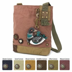 Crossbodies |  Patch Crossbody – Loon Bird Crossbodies Brown