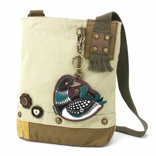 Crossbodies |  Patch Crossbody – Loon Bird Crossbodies Brown