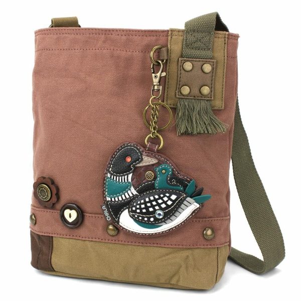 Crossbodies |  Patch Crossbody – Loon Bird Crossbodies Brown