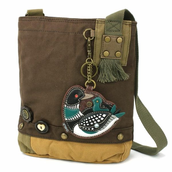 Crossbodies |  Patch Crossbody – Loon Bird Crossbodies Brown