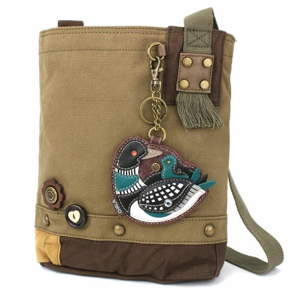 Crossbodies |  Patch Crossbody – Loon Bird Crossbodies Brown