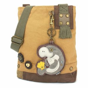 Crossbodies |  Patch Crossbody – Manatee Crossbodies Brown