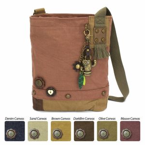 Crossbodies |  Patch Crossbody – Metal Charming Cactus Crossbodies Brown