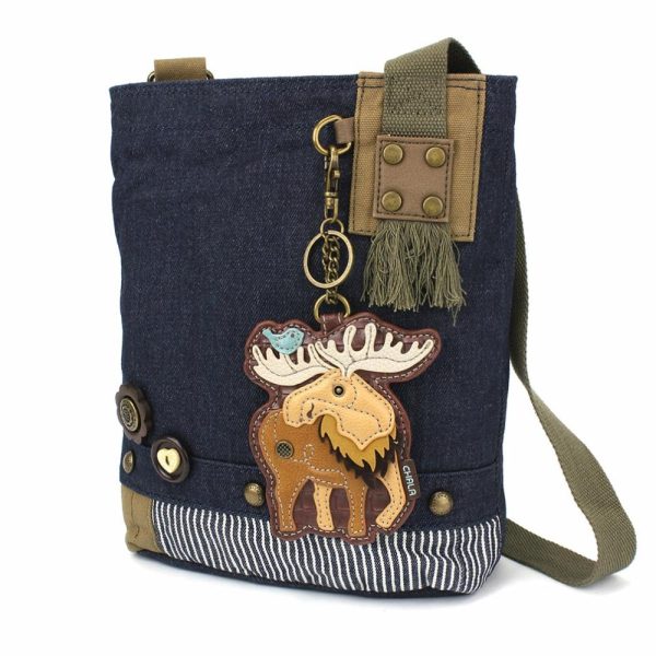 Crossbodies |  Patch Crossbody – Moose Crossbodies Brown