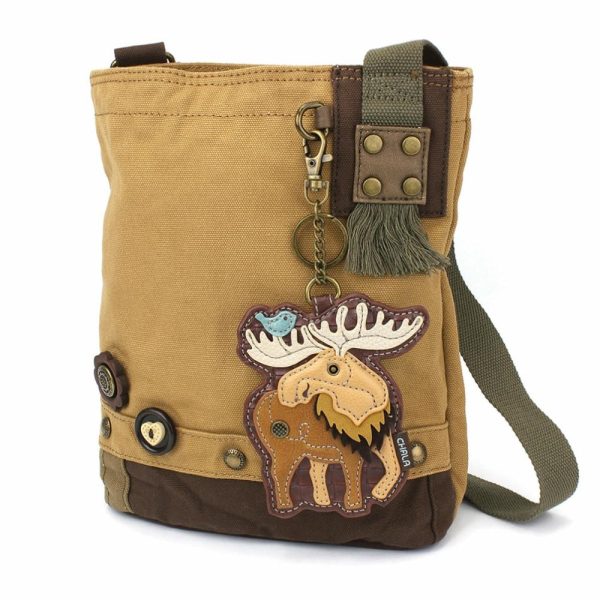 Crossbodies |  Patch Crossbody – Moose Crossbodies Brown