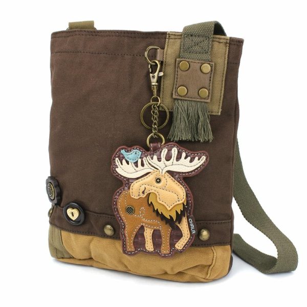 Crossbodies |  Patch Crossbody – Moose Crossbodies Brown