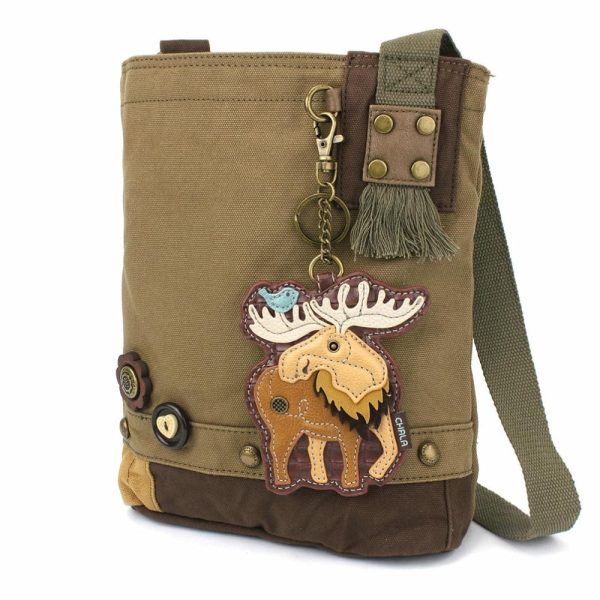 Crossbodies |  Patch Crossbody – Moose Crossbodies Brown