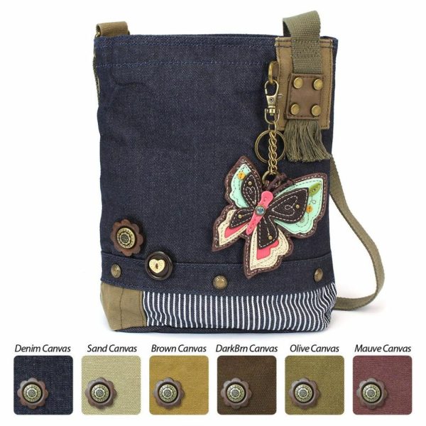 Crossbodies |  Patch Crossbody – New Butterfly Crossbodies Brown