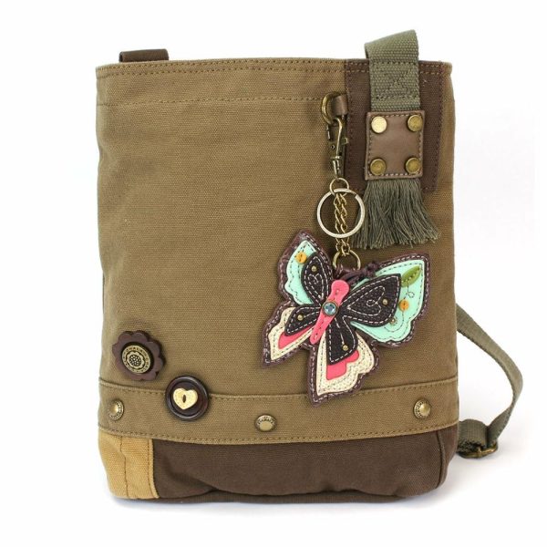 Crossbodies |  Patch Crossbody – New Butterfly Crossbodies Brown