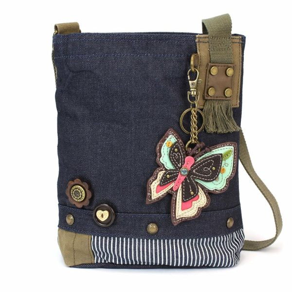 Crossbodies |  Patch Crossbody – New Butterfly Crossbodies Brown