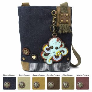 Crossbodies |  Patch Crossbody – Octopus Crossbodies Brown