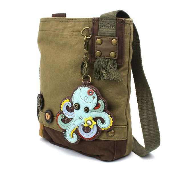 Crossbodies |  Patch Crossbody – Octopus Crossbodies Brown