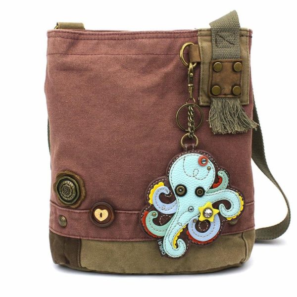 Crossbodies |  Patch Crossbody – Octopus Crossbodies Brown