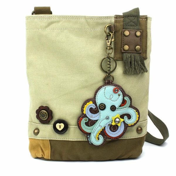 Crossbodies |  Patch Crossbody – Octopus Crossbodies Brown