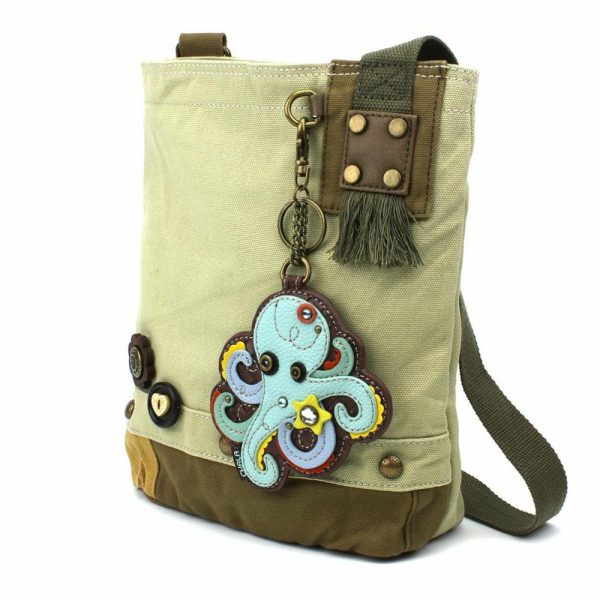 Crossbodies |  Patch Crossbody – Octopus Crossbodies Brown