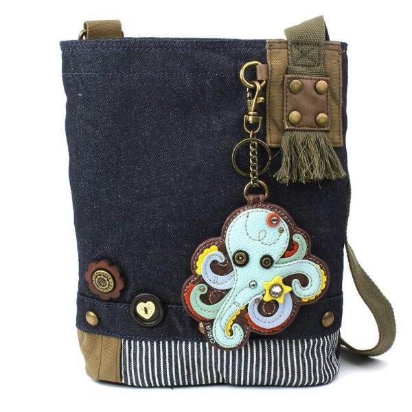 Crossbodies |  Patch Crossbody – Octopus Crossbodies Brown