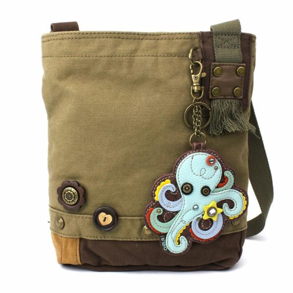 Crossbodies |  Patch Crossbody – Octopus Crossbodies Brown