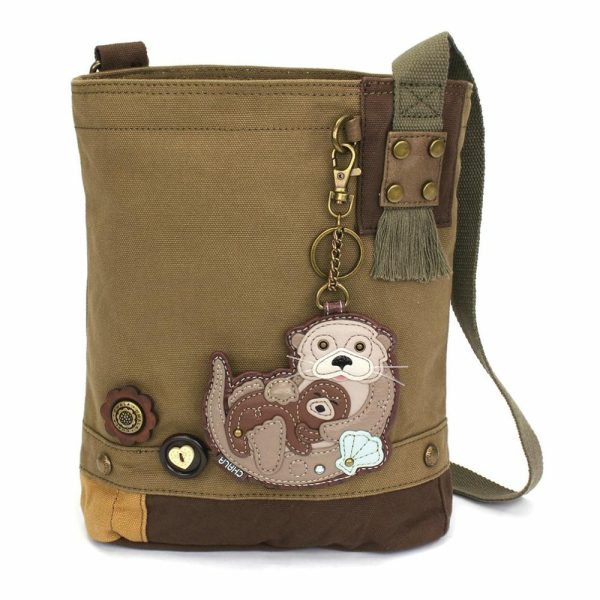 Crossbodies |  Patch Crossbody – Otters Crossbodies Brown