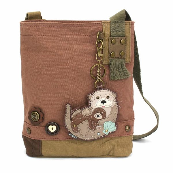 Crossbodies |  Patch Crossbody – Otters Crossbodies Brown