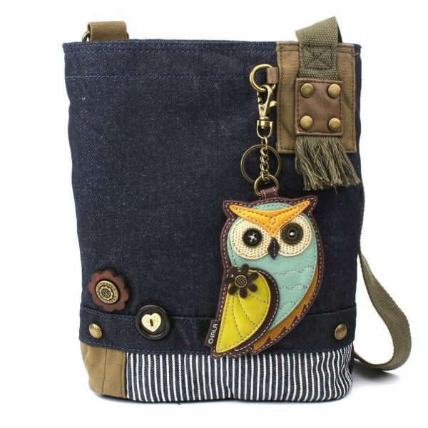 Crossbodies |  Patch Crossbody – Owl A Crossbodies Brown