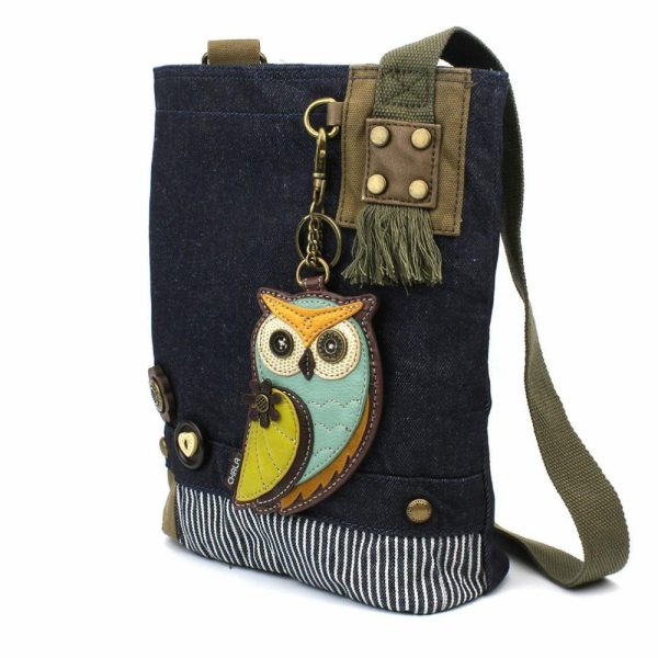 Crossbodies |  Patch Crossbody – Owl A Crossbodies Brown