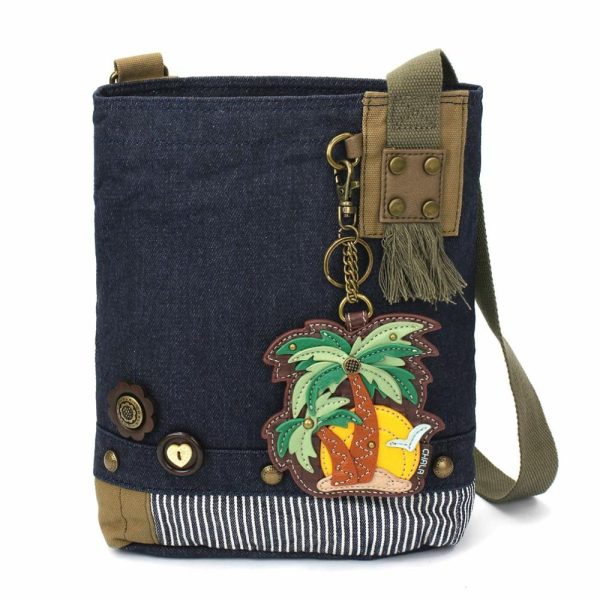 Crossbodies |  Patch Crossbody – Palm Tree Crossbodies Brown