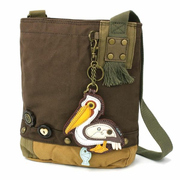 Crossbodies |  Patch Crossbody – Pelican Crossbodies Brown