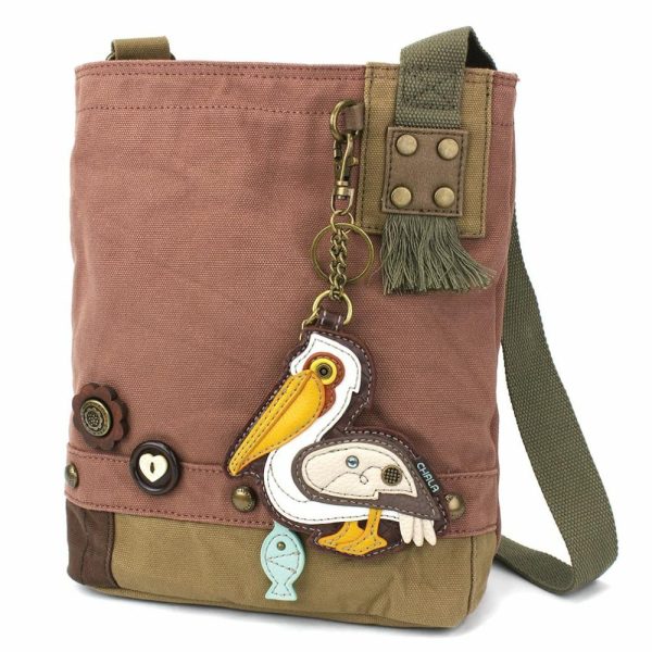 Crossbodies |  Patch Crossbody – Pelican Crossbodies Brown