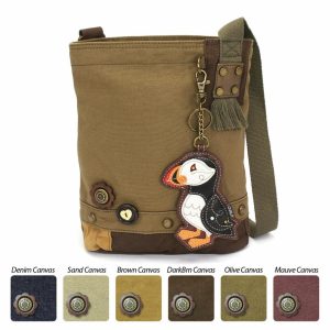 Crossbodies |  Patch Crossbody – Puffin Crossbodies Brown