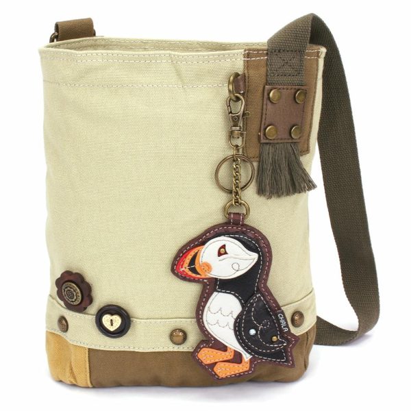 Crossbodies |  Patch Crossbody – Puffin Crossbodies Brown