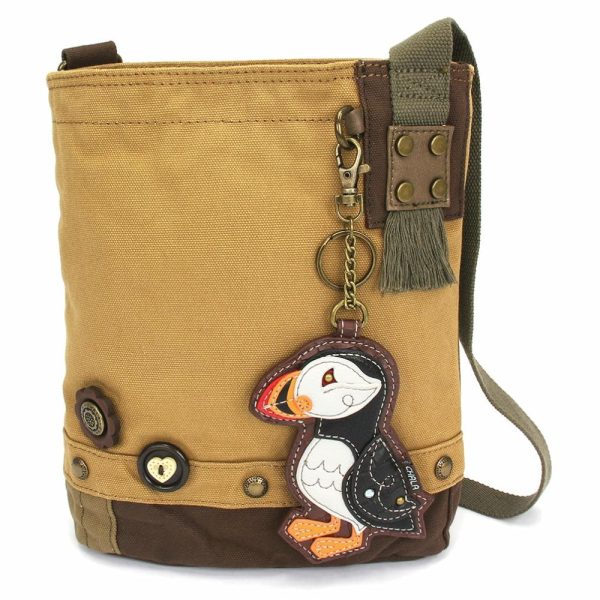 Crossbodies |  Patch Crossbody – Puffin Crossbodies Brown