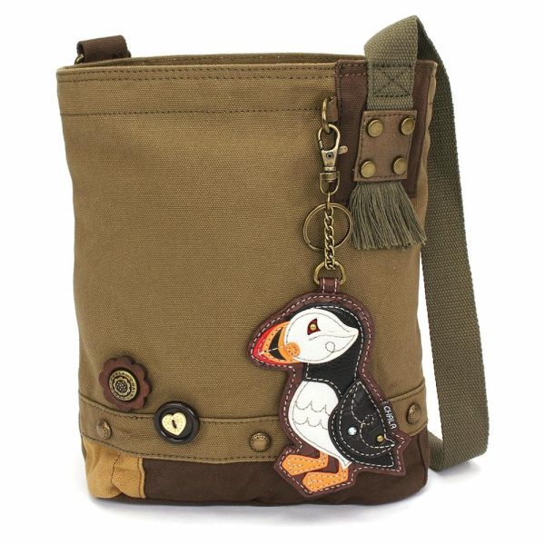 Crossbodies |  Patch Crossbody – Puffin Crossbodies Brown