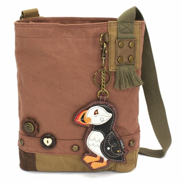 Crossbodies |  Patch Crossbody – Puffin Crossbodies Brown