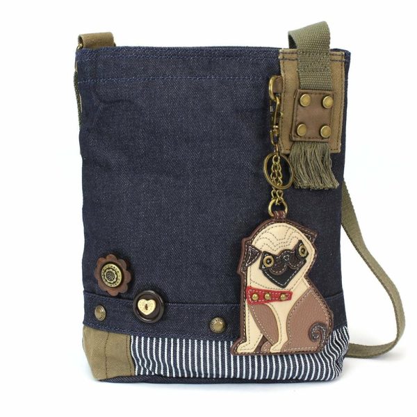 Crossbodies |  Patch Crossbody – Pug Crossbodies Brown