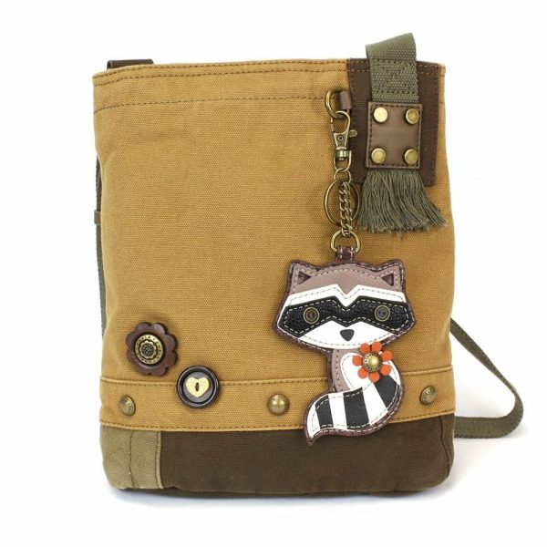 Crossbodies |  Patch Crossbody – Raccoon Crossbodies Brown