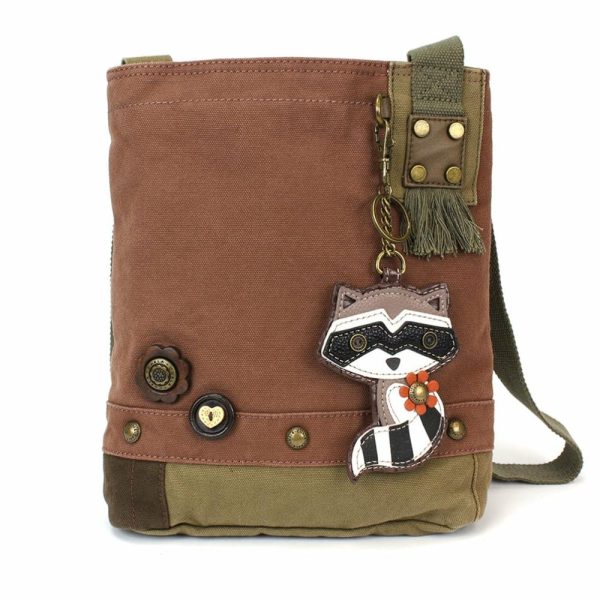 Crossbodies |  Patch Crossbody – Raccoon Crossbodies Brown