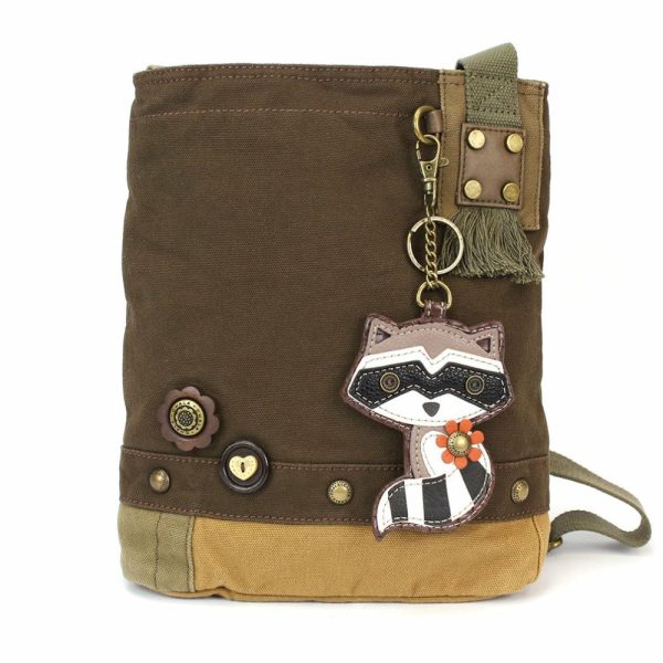 Crossbodies |  Patch Crossbody – Raccoon Crossbodies Brown