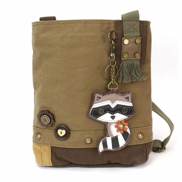 Crossbodies |  Patch Crossbody – Raccoon Crossbodies Brown