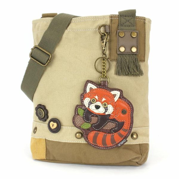 Crossbodies |  Patch Crossbody – Red Panda Crossbodies Brown