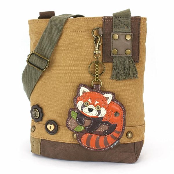 Crossbodies |  Patch Crossbody – Red Panda Crossbodies Brown