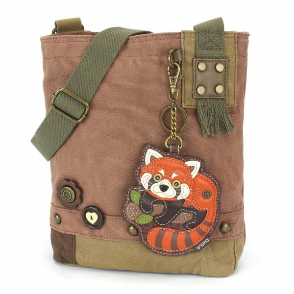 Crossbodies |  Patch Crossbody – Red Panda Crossbodies Brown