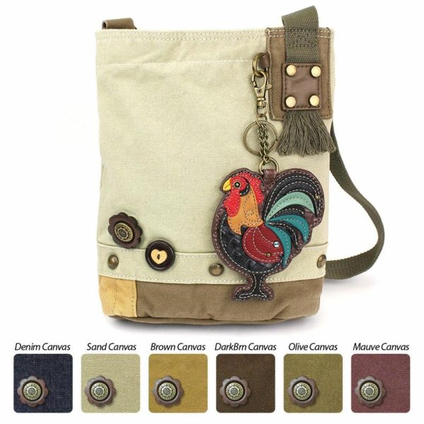 Crossbodies |  Patch Crossbody – Rooster Crossbodies Brown