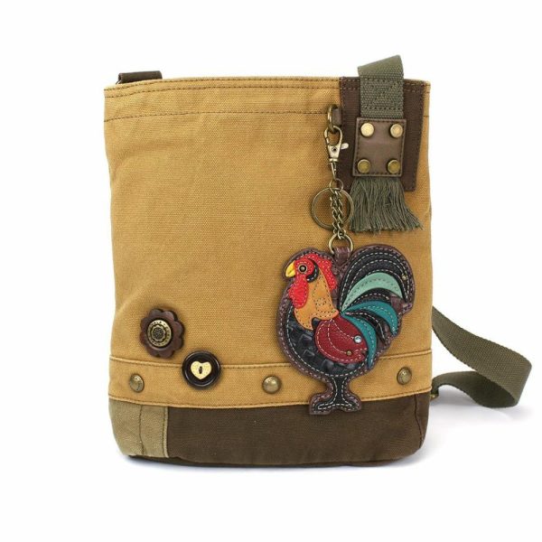 Crossbodies |  Patch Crossbody – Rooster Crossbodies Brown