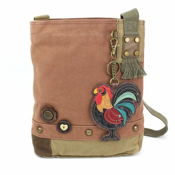 Crossbodies |  Patch Crossbody – Rooster Crossbodies Brown