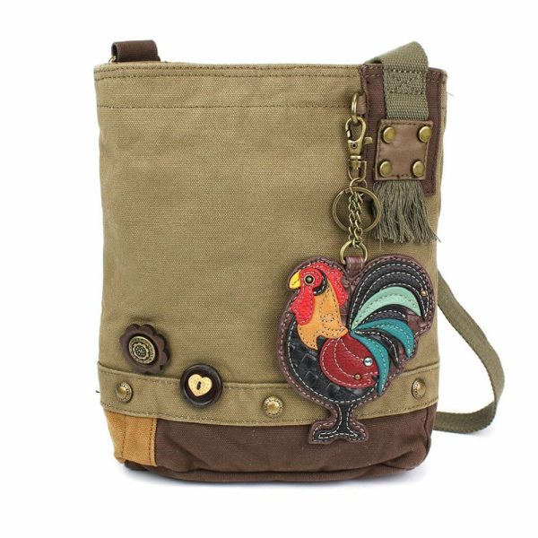 Crossbodies |  Patch Crossbody – Rooster Crossbodies Brown